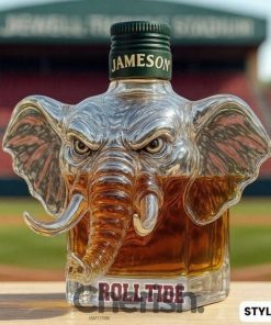 Alabama Crimson Tide Champions Spirit Elephant Whiskey Bottle