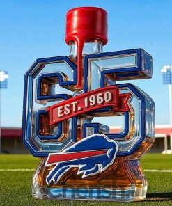Buffalo Bills 65th Anniversary Limited Edition Whiskey Bottle