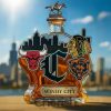 Chicago Sports Fans WINDY CITY GRIT Limited Edition Whiskey Bottle – Collectible Decanter for True Windy City Pride