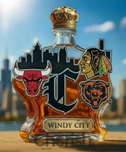 Chicago Sport Teams ‘Windy City’ Limited Edition Whiskey Bottle