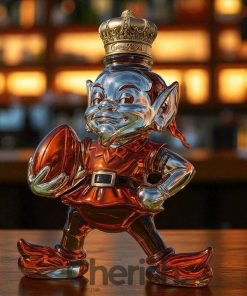 Cleveland Browns ‘Brownie The Elf’ Special Edition Whiskey Bottle