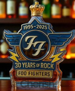 Foo Fighters 30th Anniversary Limited Edition Whiskey Bottle