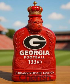Georgia Bulldogs 133rd Anniversary Whiskey Bottle