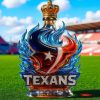 Houston Texans Fire of the Lone Star Limited Edition Whiskey Bottle