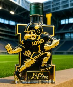 Iowa Hawkeyes Mascot Limited Edition Whiskey Bottle