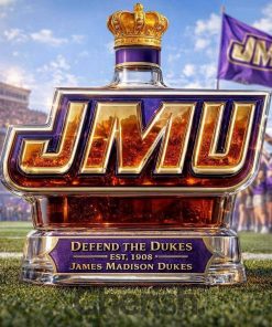 Jame Madison Dukes ‘Defend The Dukes’ Whiskey Bottle
