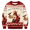 Japanese Black Cat Ugly Christmas Sweater