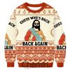Jesus He Be Makin Lemonade Ugly Christmas Sweater