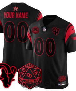 Los Angeles Rams ‘Stranger Things Edition’ Custom Football Jersey
