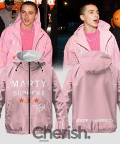 Marty Supreme x Timothée Chalamet Windbreaker Outdoor Jacket – Pink