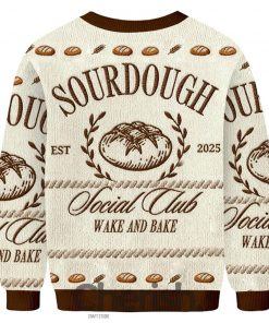 Sourdough Bread Baking Countryside Ugly Christmas Sweater