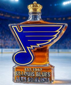 St. Louis Blues “Let’s Go Blue!” Special Edition Whiskey Bottle