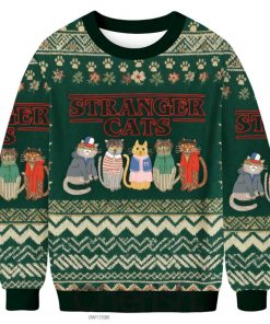 Stranger Cats Ugly Christmas Sweater