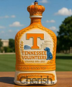 Tennessee Volunteers 134th Anniversary Whiskey Bottle