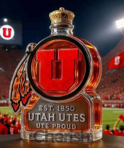 Utah Utes ‘Ute Proud’ Limited Edition Whiskey Bottle