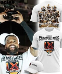 Caudillos de Chihuahua Campeones del Tazón México IX 2026 Shirt