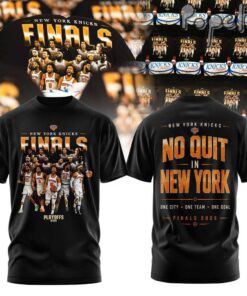 New York Knicks No Quit In New York Finals 2026 T-Shirt