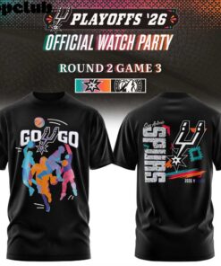 San Antonio Spurs 2026 Game3 San Antonio Spurs Playoffs Tee shirt