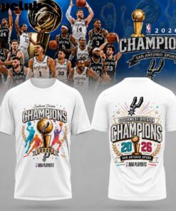 San Antonio Spurs 2026 NBA Champions Tee Edition Shirt
