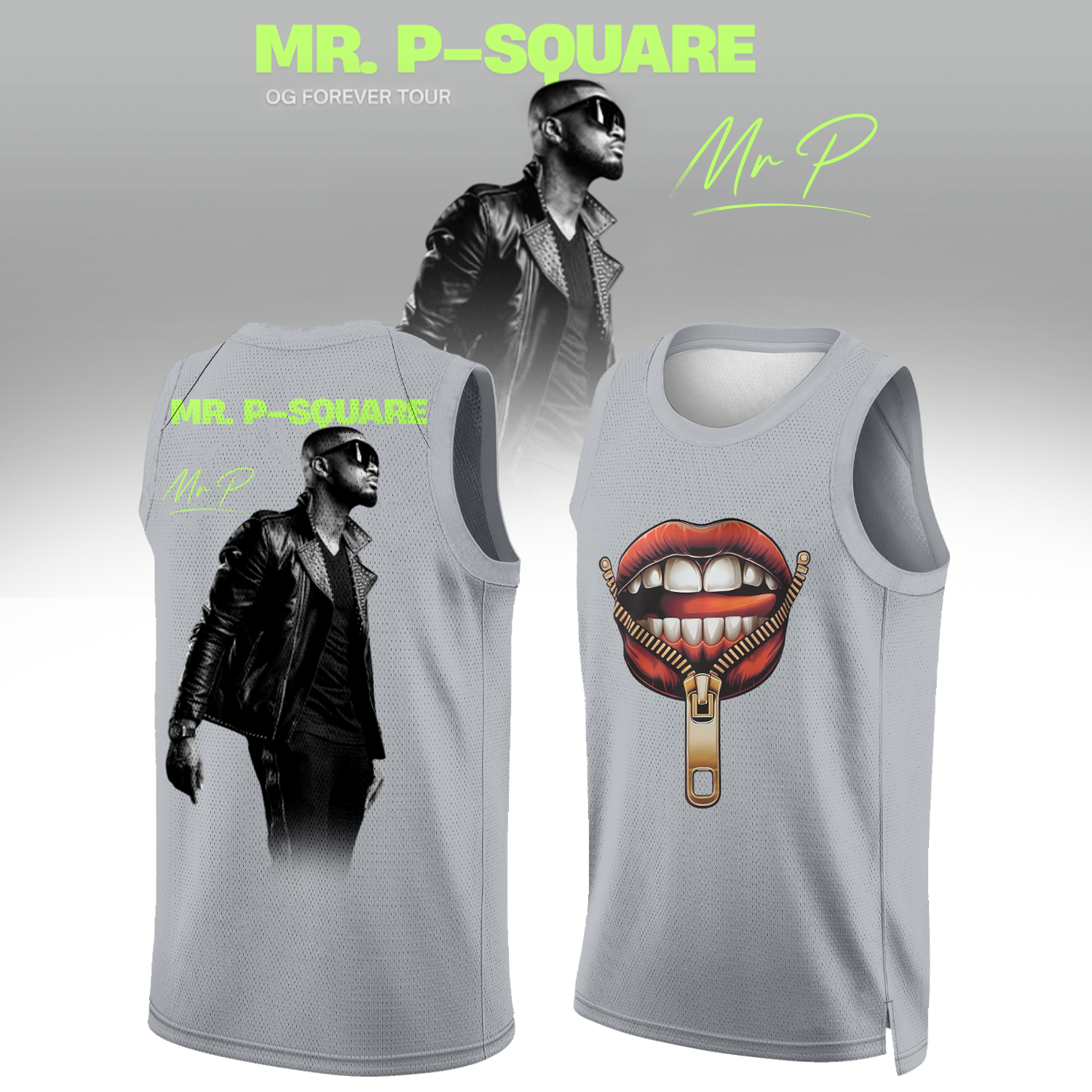 Mr. P-Square “OG Forever Tour” Basketball Jersey Mr. P-Square “OG Forever Tour” Basketball Jersey