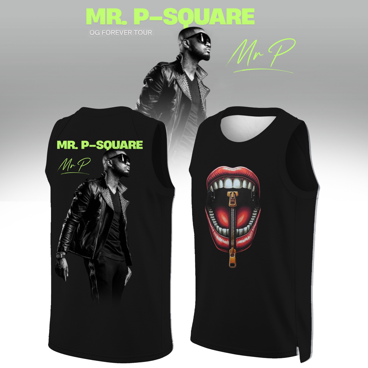 Mr. P-Square “OG Forever Tour” Basketball Jersey Mr. P-Square “OG Forever Tour” Basketball Jersey