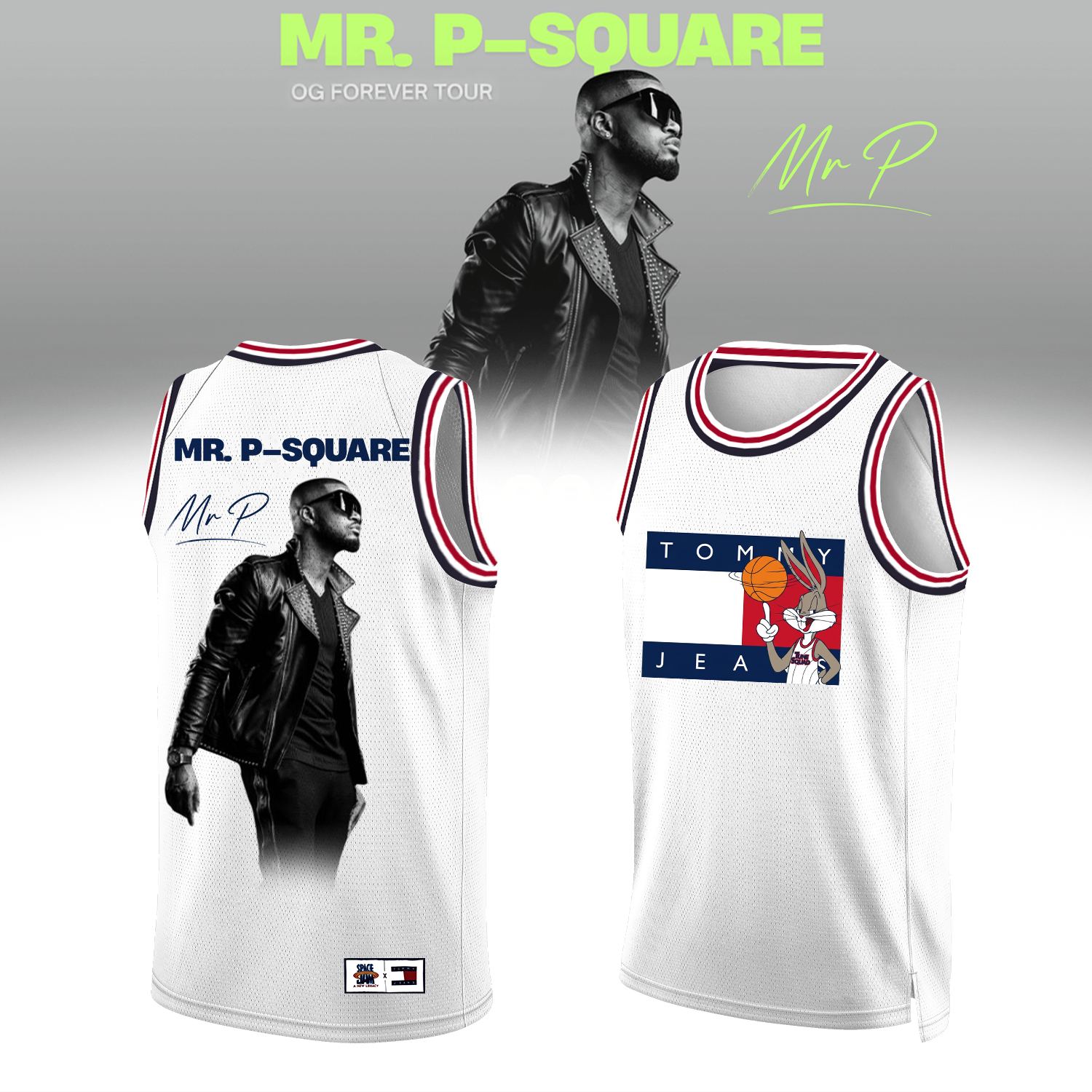 Mr. P-Square “OG Forever Tour” Basketball Jersey Mr. P-Square “OG Forever Tour” Basketball Jersey