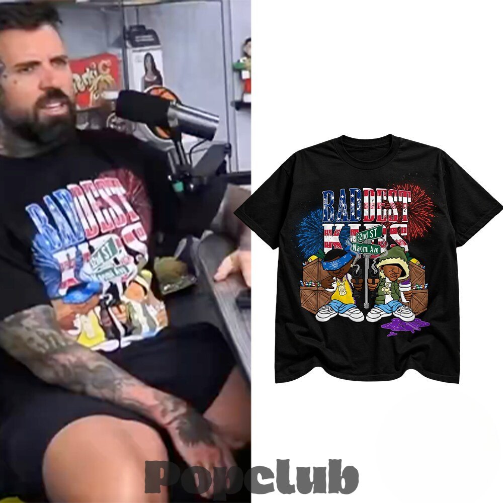 Adam22 Jaden Newman Baddest Kids Streetwear T-Shirt Adam22 Jaden Newman Baddest Kids Streetwear T-Shirt