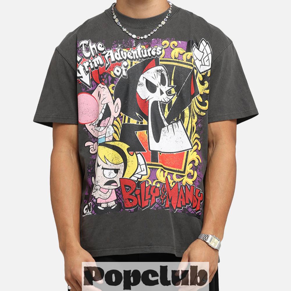 American Thrift X Cartoon Network Grim Heavyweight Vintage Washes T-Shirt American Thrift X Cartoon Network Grim Heavyweight Vintage Washes T-Shirt