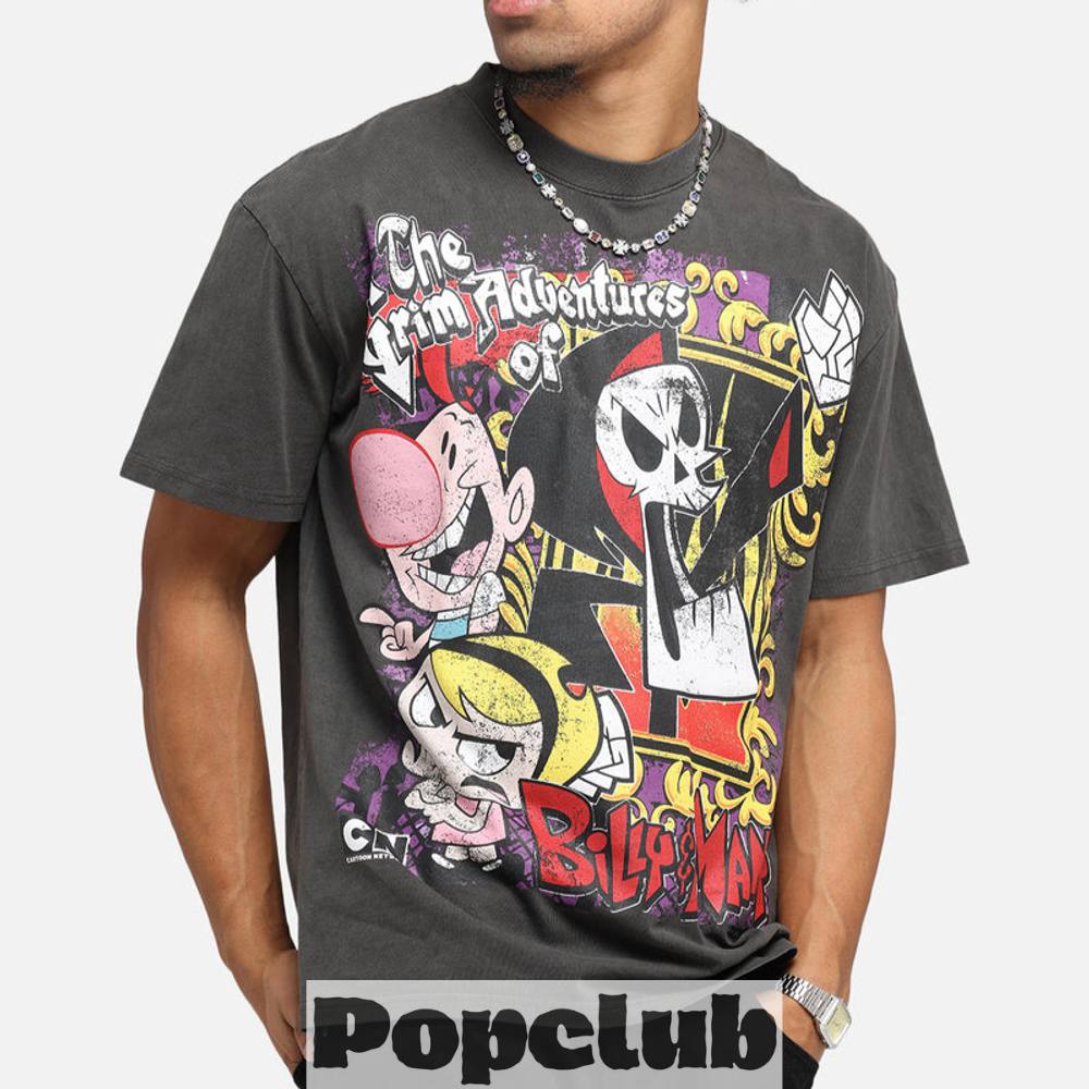 American Thrift X Cartoon Network Grim Heavyweight Vintage Washes T-Shirt American Thrift X Cartoon Network Grim Heavyweight Vintage Washes T-Shirt