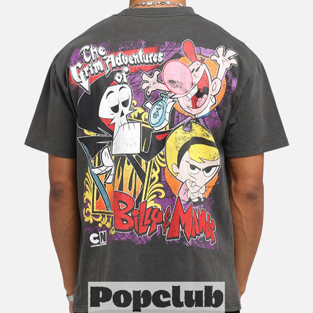 American Thrift X Cartoon Network Grim Heavyweight Vintage Washes T-Shirt American Thrift X Cartoon Network Grim Heavyweight Vintage Washes T-Shirt