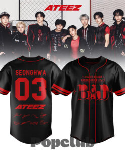 Ateez BAD signed Baseball Jersey – Special Edition