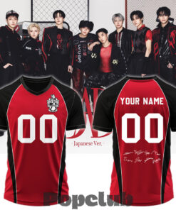 Ateez BAD signed Custom Football Jersey Ateez BAD signed Custom Football Jersey