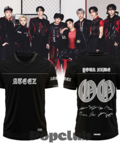Ateez BAD signed Custom Football Jersey