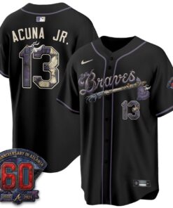 Atlanta Braves Nightmare Halloween Edition Baseball Jersey