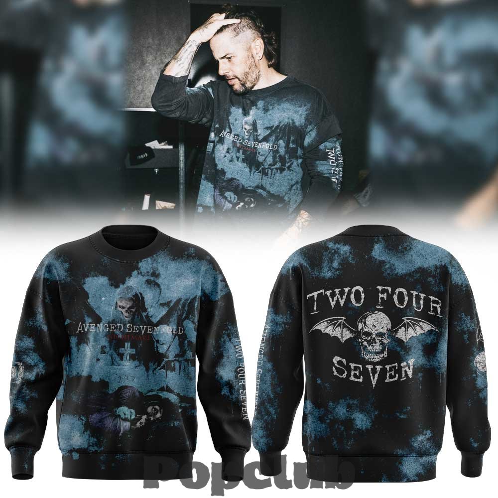 Avenged Sevenfold x 247 Collection Sweatshirt Avenged Sevenfold x 247 Collection Sweatshirt