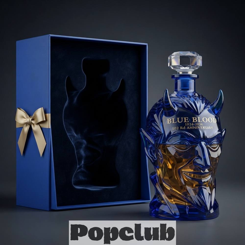BLUE BLOOD 102rd Anniversary Whiskey Bottle BLUE BLOOD 102rd Anniversary Whiskey Bottle