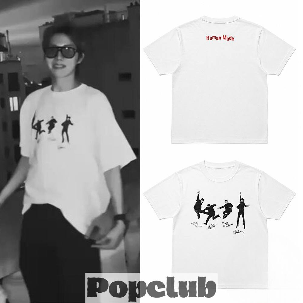 BTS J-HOPE in Paris Human Made Beatles T-Shirt BTS J-HOPE in Paris Human Made Beatles T-Shirt