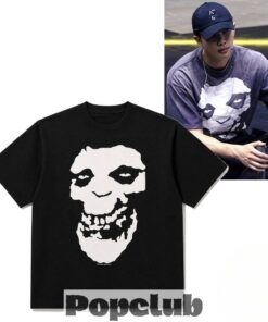 BTS Jungkook 2026 FIFA World Cup Halftime A Bathing Ape Misfits Fiend Skull Shirt BTS Jungkook 2026 FIFA World Cup Halftime A Bathing Ape Misfits Fiend Skull Shirt