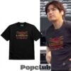CORTIS Keonho COMME des GARÇONS Abstract Paint Stroke T-Shirt CORTIS Keonho COMME des GARÇONS Abstract Paint Stroke T-Shirt