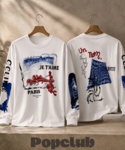 BTS V Taehyung Celine Je Taime Paris Sweatshirt