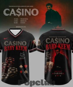 Baby Keem Ca$ino Australia 2026 Tour Football Jersey