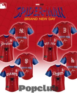 Baseball All Teams x Spider-Man Brand New Day 2026 Baseball Jersey Baseball All Teams x Spider-Man Brand New Day 2026 Baseball Jersey