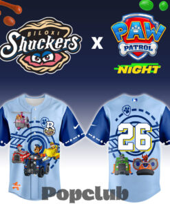 Biloxi Shuckers Paw Patrol Night Custom Baseball Jersey