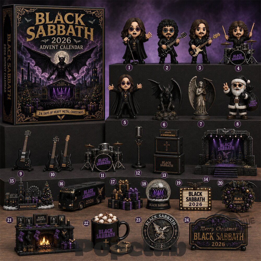 Black Sabbath Advent Calendar 24 Days of Heavy Metal 2026 Black Sabbath Advent Calendar 24 Days of Heavy Metal 2026