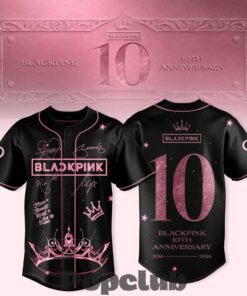 Blackpink 10th Anniversary Baseball Jersey