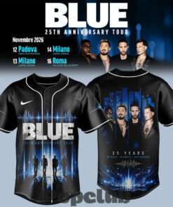 Blue 25th Anniversary Tour Baseball Jersey Blue 25th Anniversary Tour Baseball Jersey