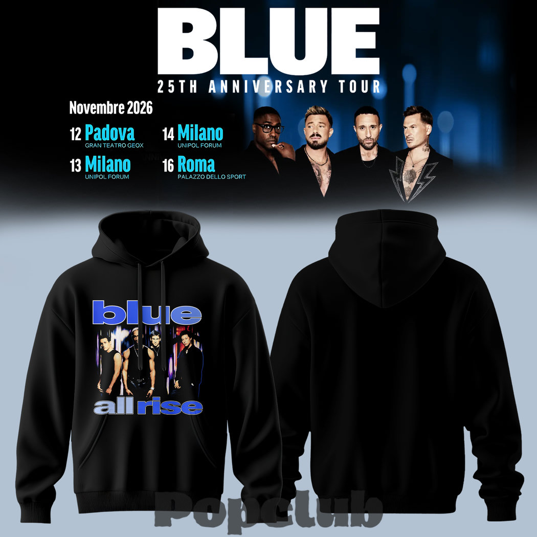 Blue 25th Anniversary Tour Hoodie Blue 25th Anniversary Tour Hoodie