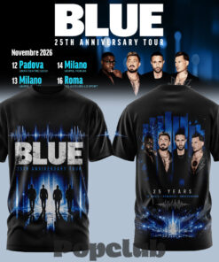 Blue 25th Anniversary Tour T-Shirt Blue 25th Anniversary Tour T-Shirt