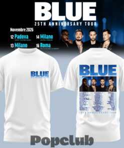 Blue 25th Anniversary Tour T-Shirt