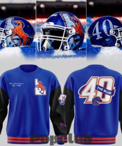 Boise State Broncos Celebrating 40 Years of The Blue Special Sweatshirt